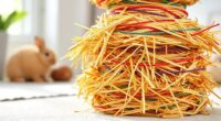 diy rabbit hay structures