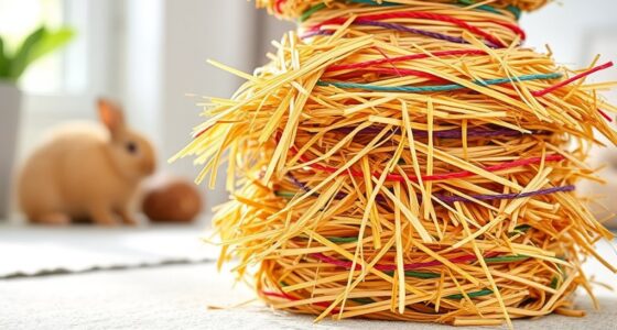 diy rabbit hay structures