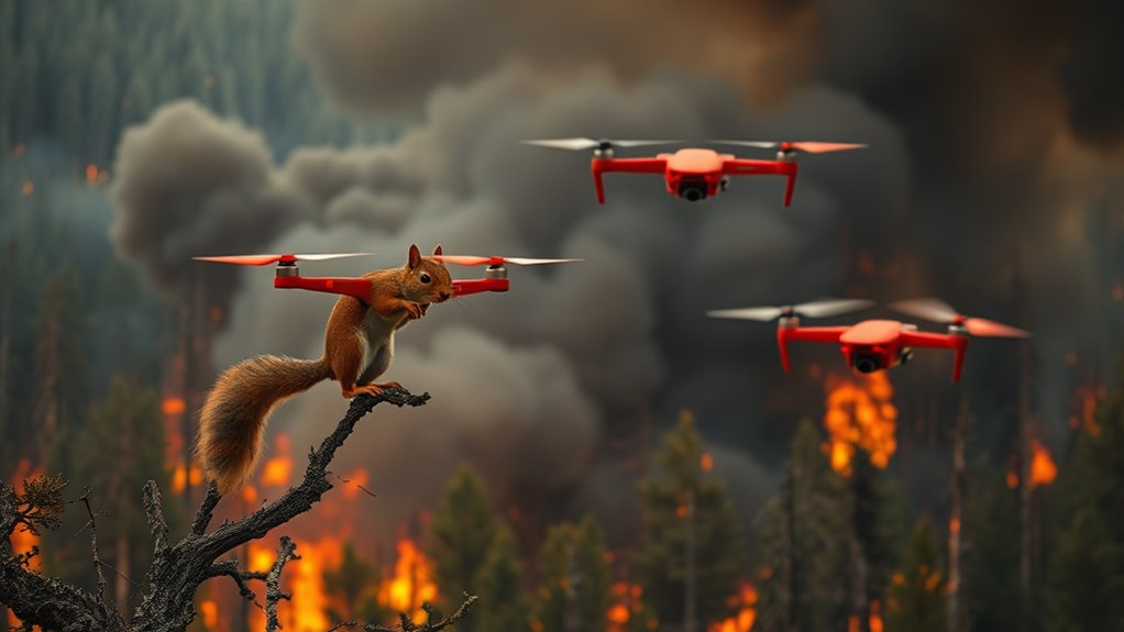 drone assisted wildfire suppression evolution
