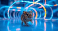 gerbil maze time perception