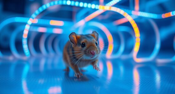 gerbil maze time perception