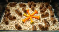 gerbils create pentagram pattern
