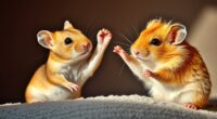 gerbils hamsters high five