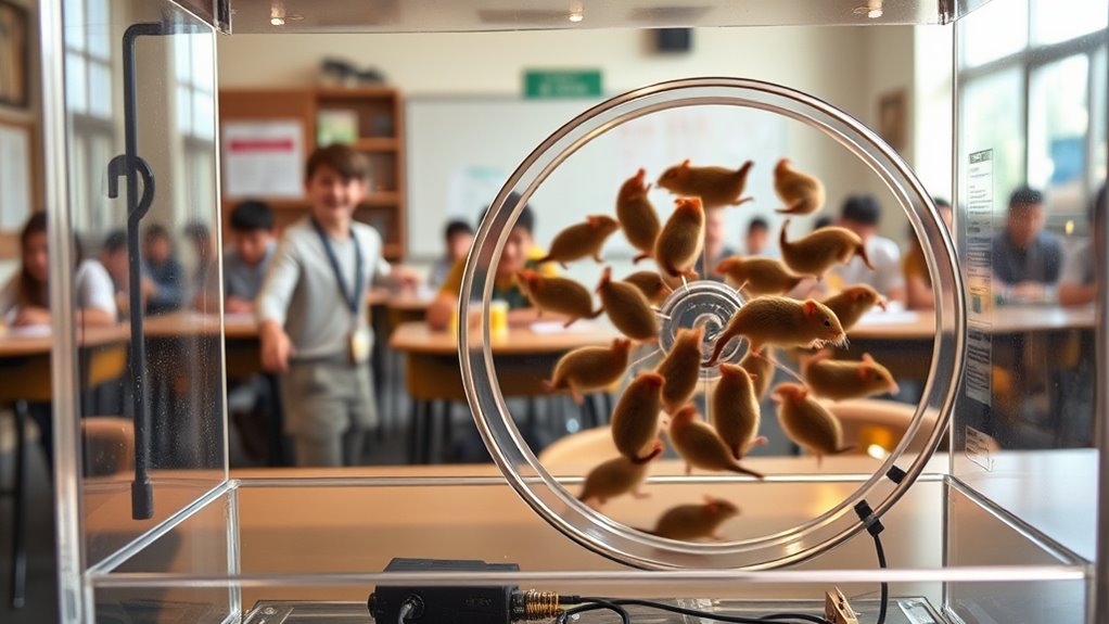 gerbils power sustainable classrooms