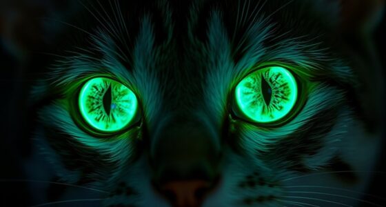 glowing cat eye vision