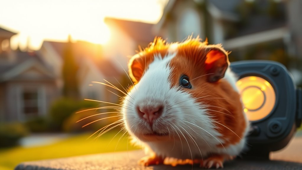 guinea pig detects gas