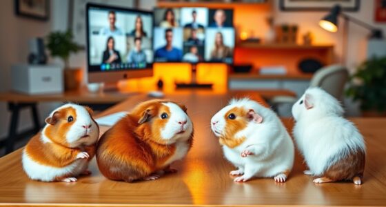 guinea pigs participate virtually