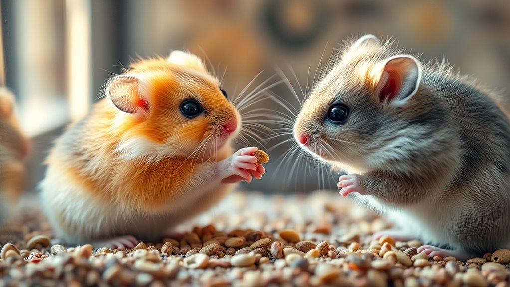 hamsters share food altruistically