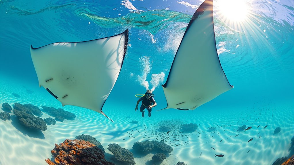 immersive distorted underwater views
