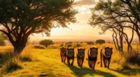 lions cross wildlife corridor