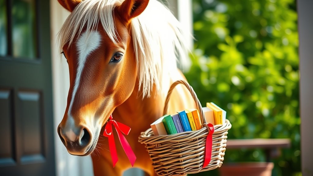 mini horse book delivery