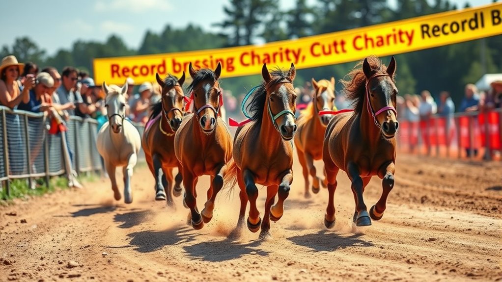 mini horse charity race