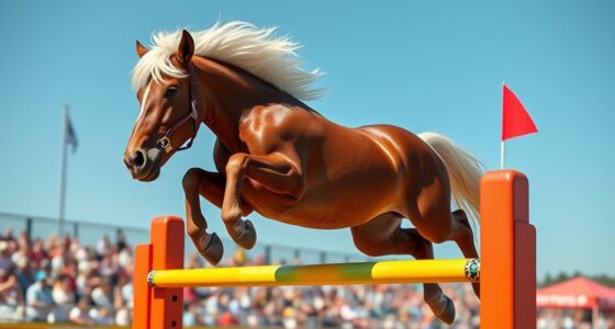 miniature horse jumps highest