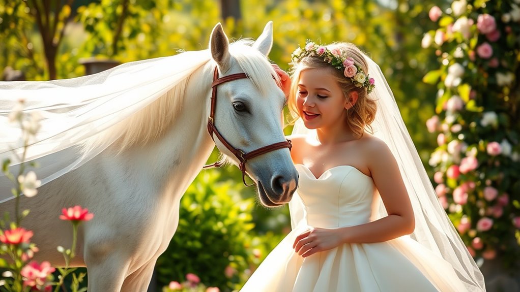 miniature horse wedding surprise