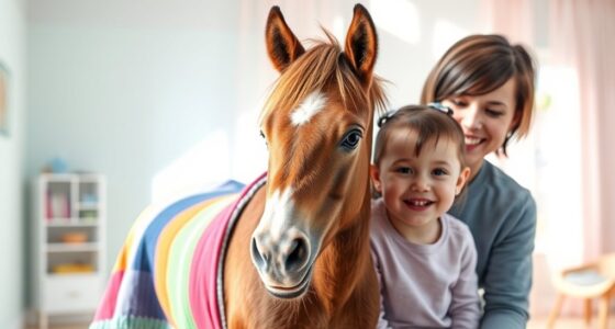 miniature horses therapy rise
