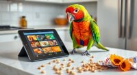 parrot orders sunflower seeds