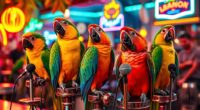 parrots sing 80s hits