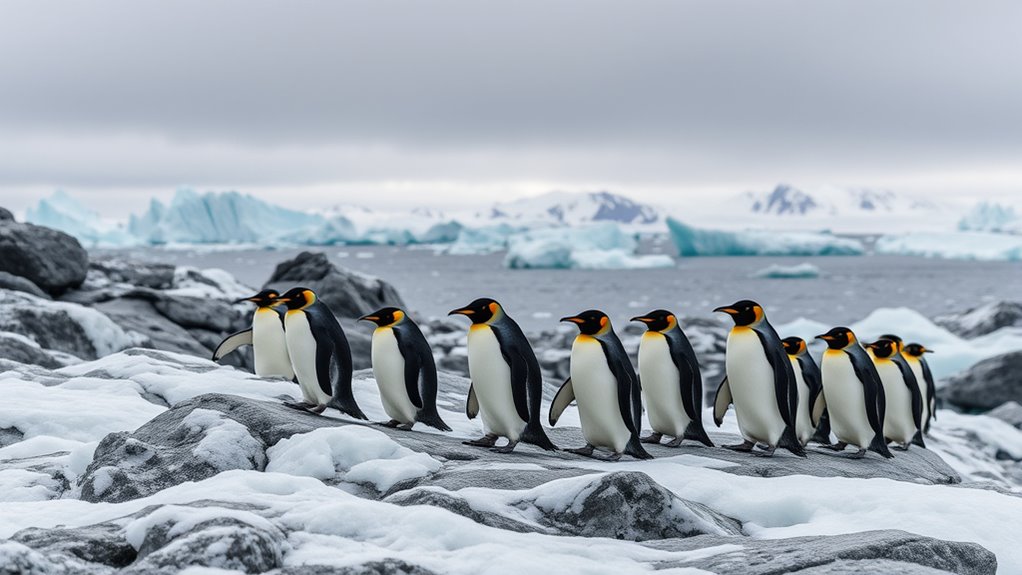 penguins migrate fish shift