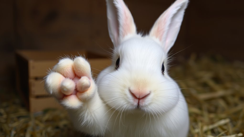 rabbit thumping at night