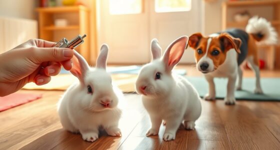 rabbits master clicker training