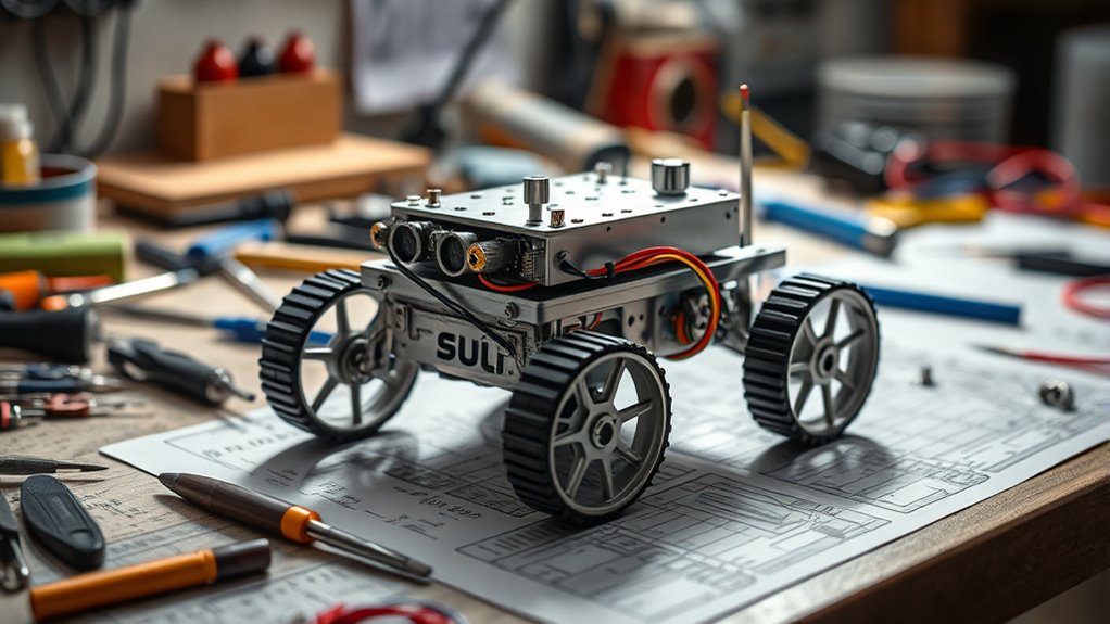 student engineers unveil gerbil moon rover