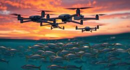 swarm drones fish schooling