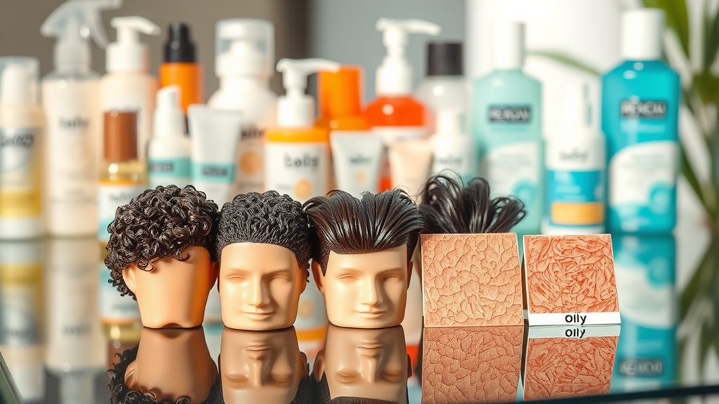 identify your hair and skin