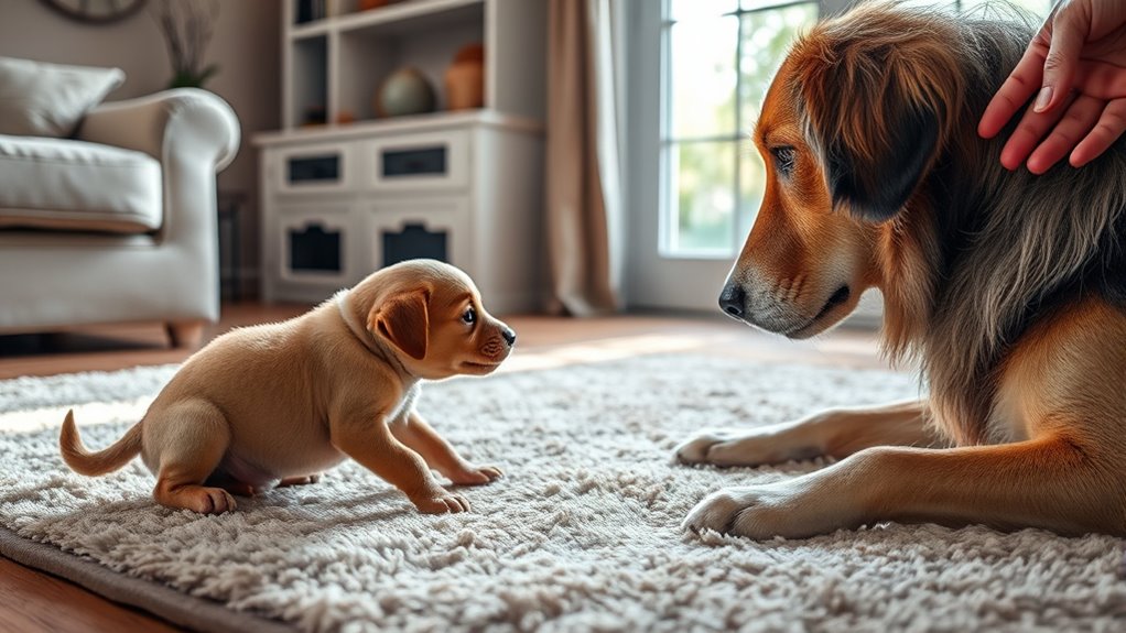 supervise pet interactions carefully