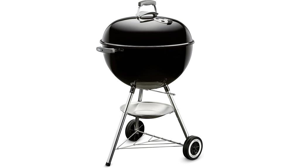 22 inch black charcoal grill