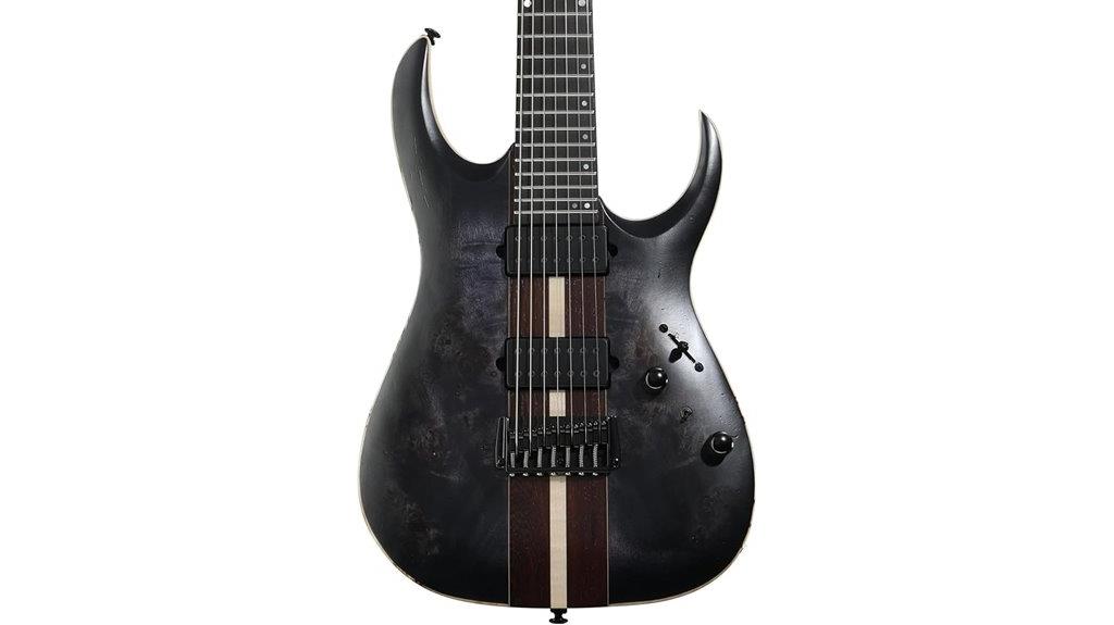 7 string electric guitar deep twilight