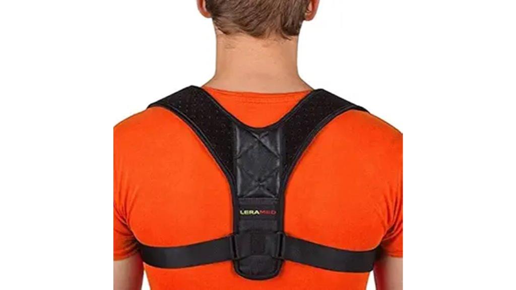 adjustable posture support brace
