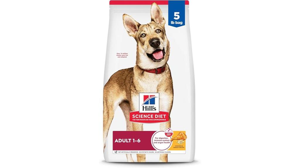 adult dog food bag