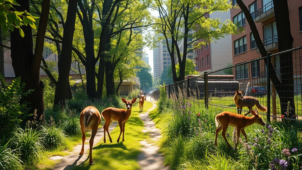 animals navigating human barriers