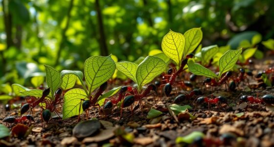ants cultivate fungal gardens