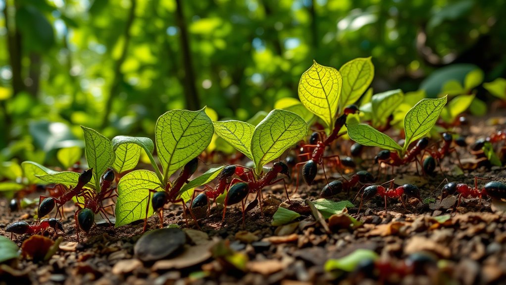 ants cultivate fungal gardens