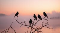 birds sing at dawn