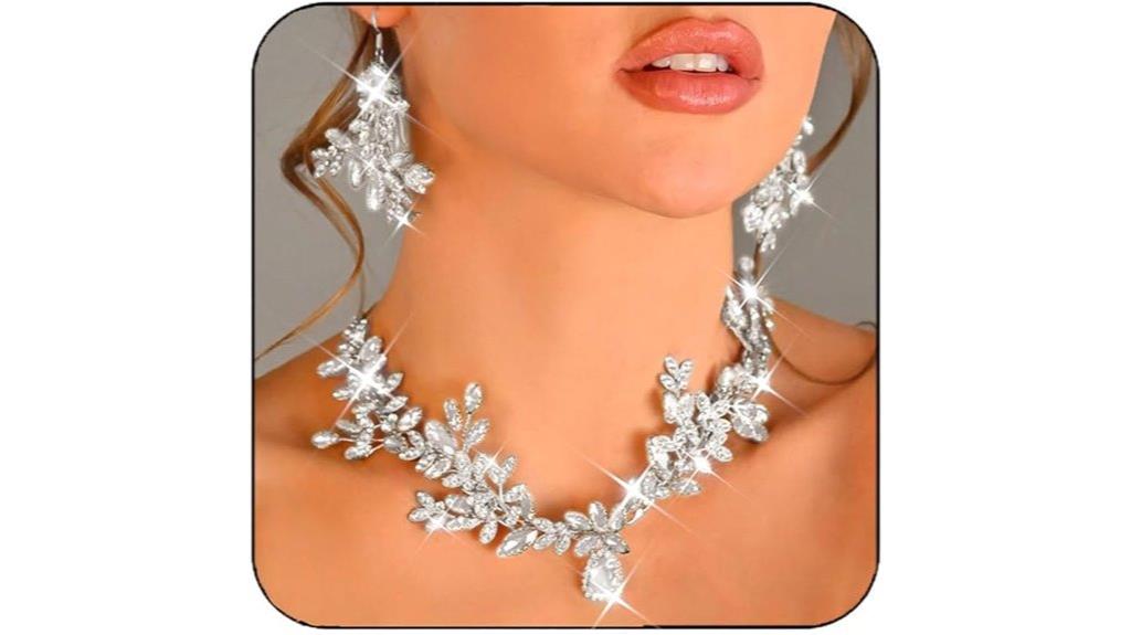 bridal wedding jewelry set