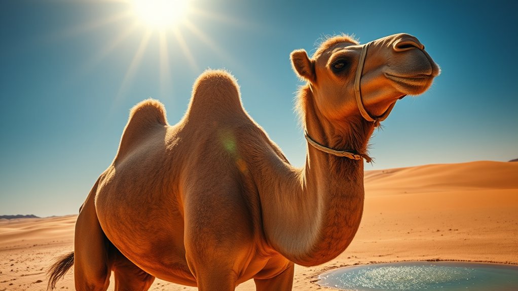 camels store water efficiently