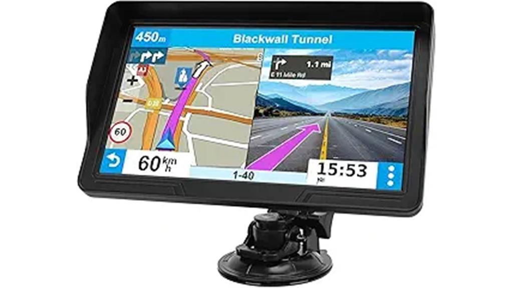 car gps with touchscreen