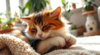 cats knead for comfort