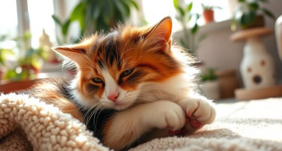 cats knead for comfort
