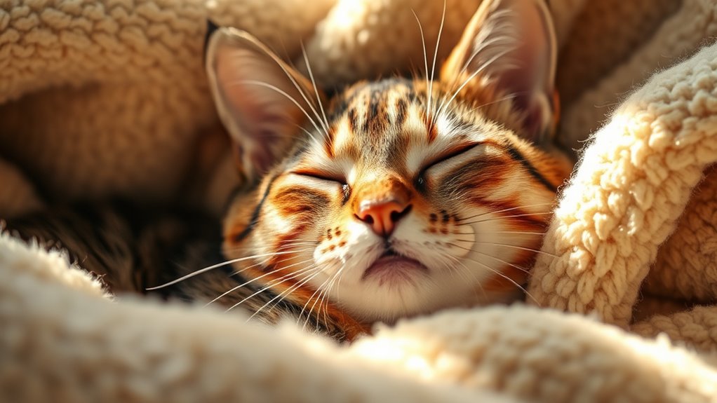 cats purr for healing