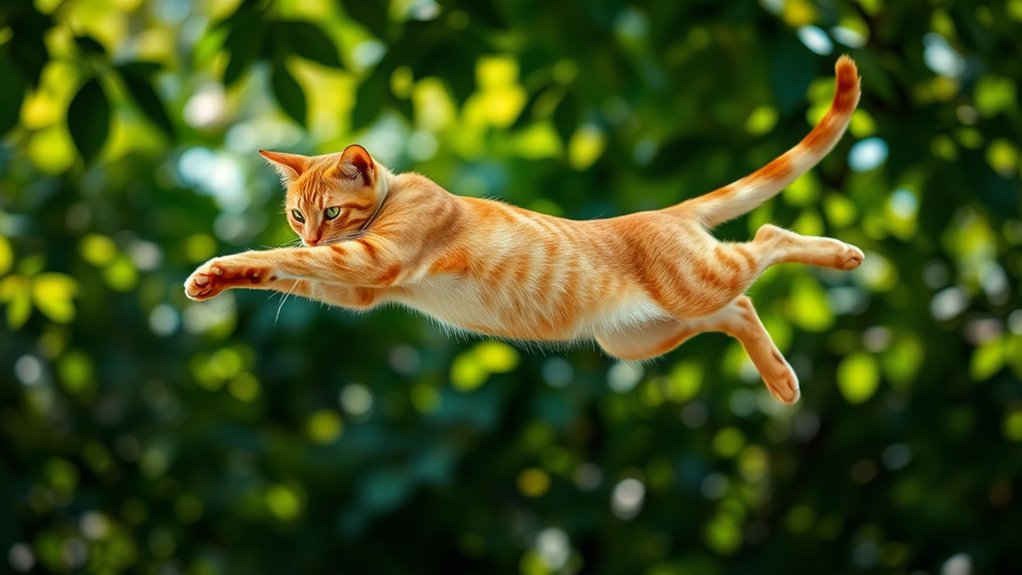 cats use flexible bodies