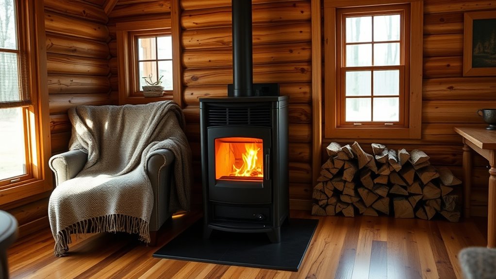 choosing off grid pellet stove