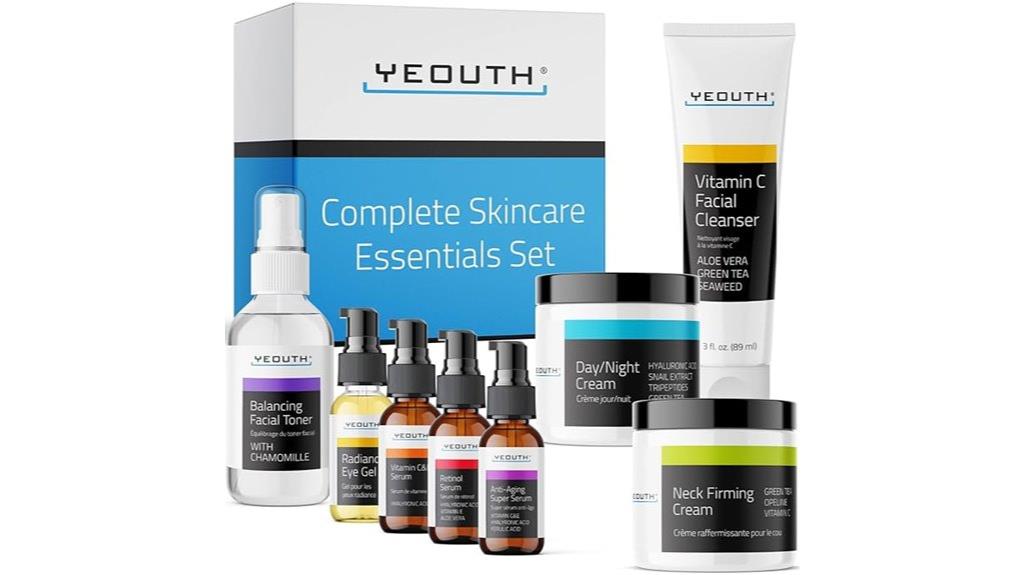 complete 8 piece skincare set