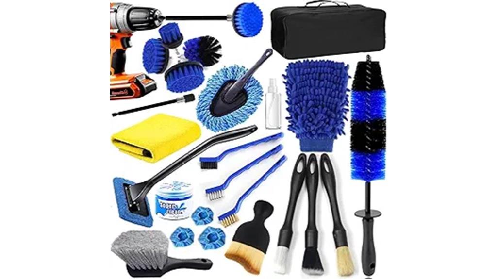 complete car cleaning set