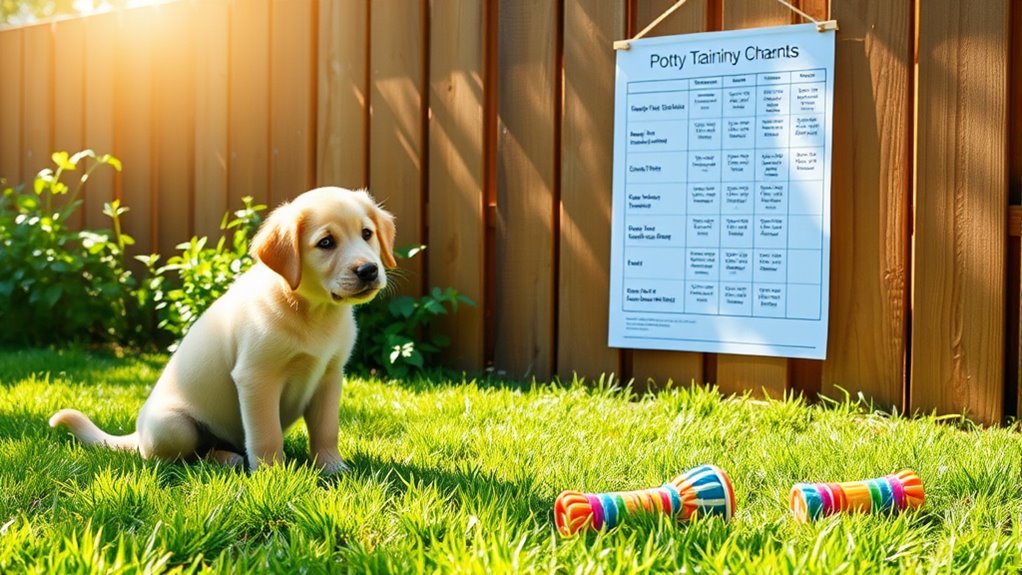 consistent crate potty training