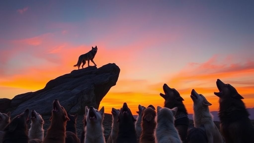 dog howling communication and instinct