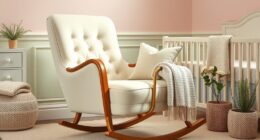 elegant high end nursery chairs