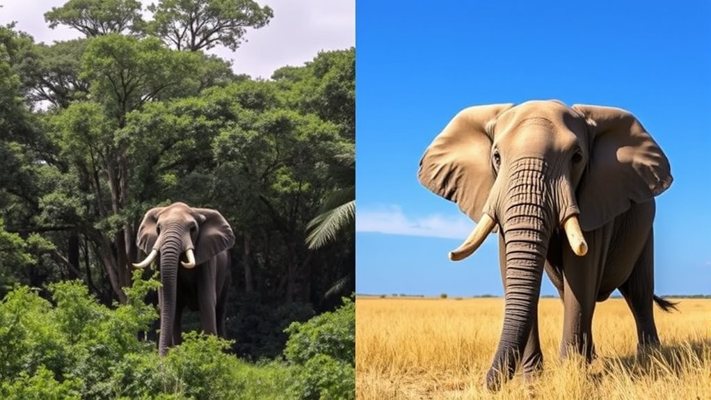 elephants habitats and threats